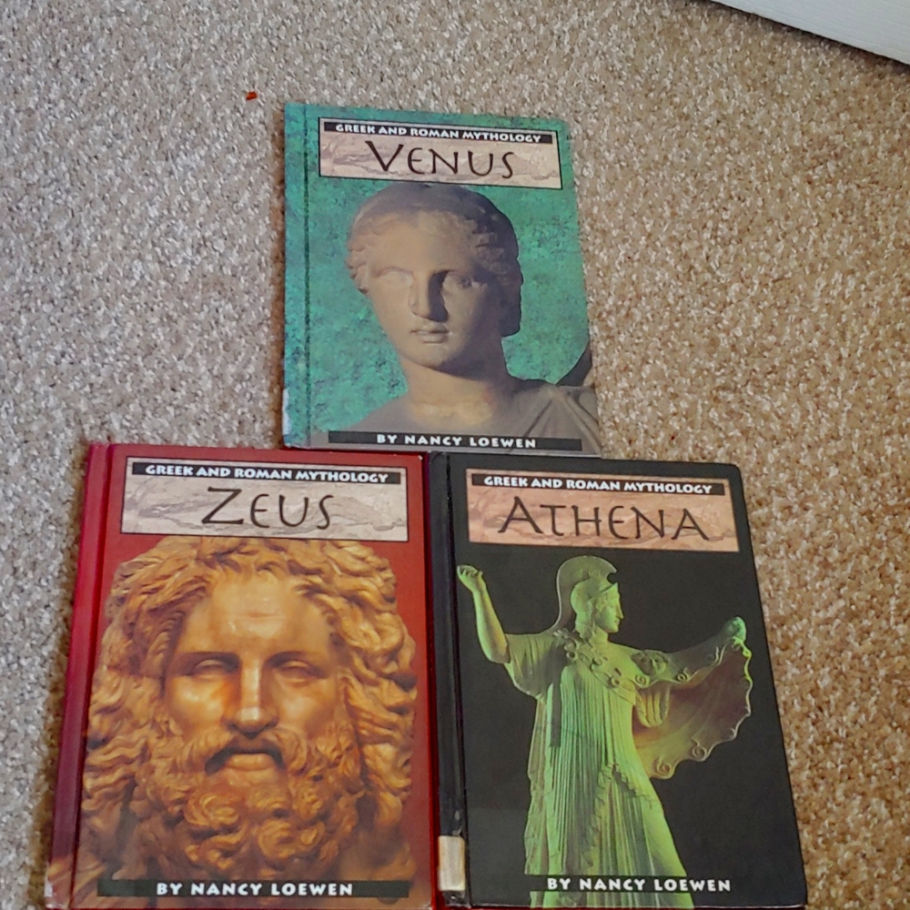 A set of 3 mythology books